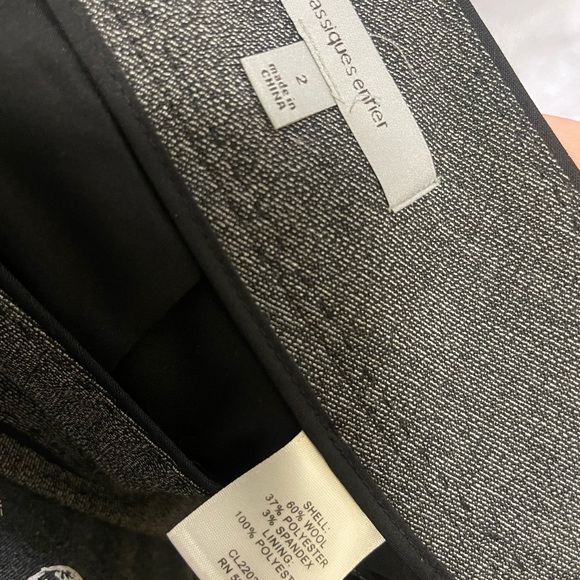 Classiques Entier Gray Straight Leg Pants - Picture 3 of 3